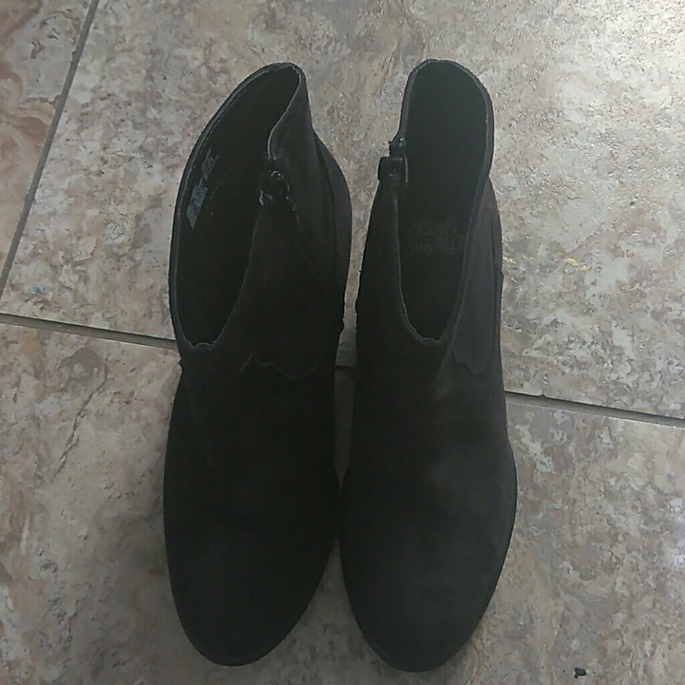 Suede Booties - Picture 3 of 4